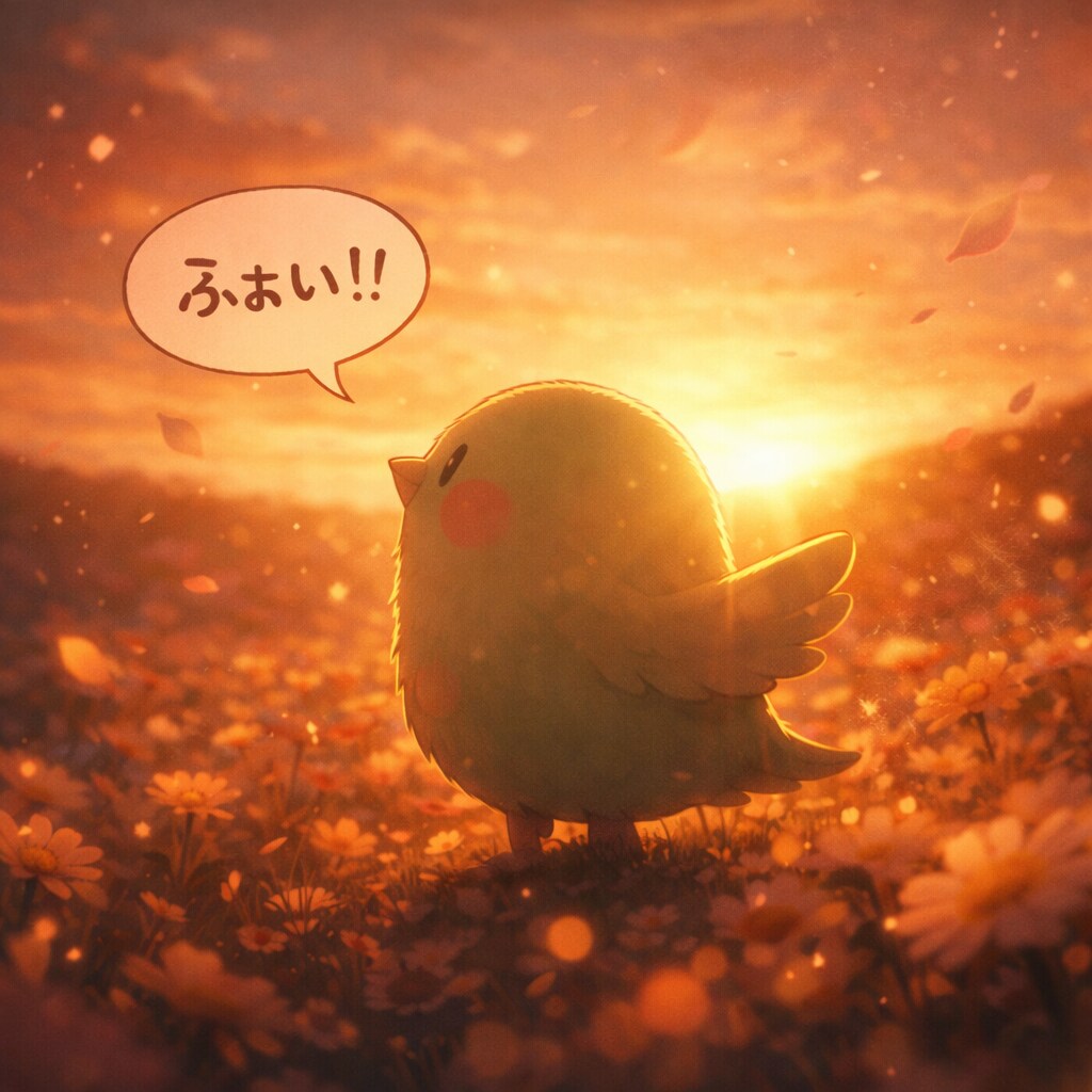 夕焼けインコ | の人気AIイラスト・グラビア