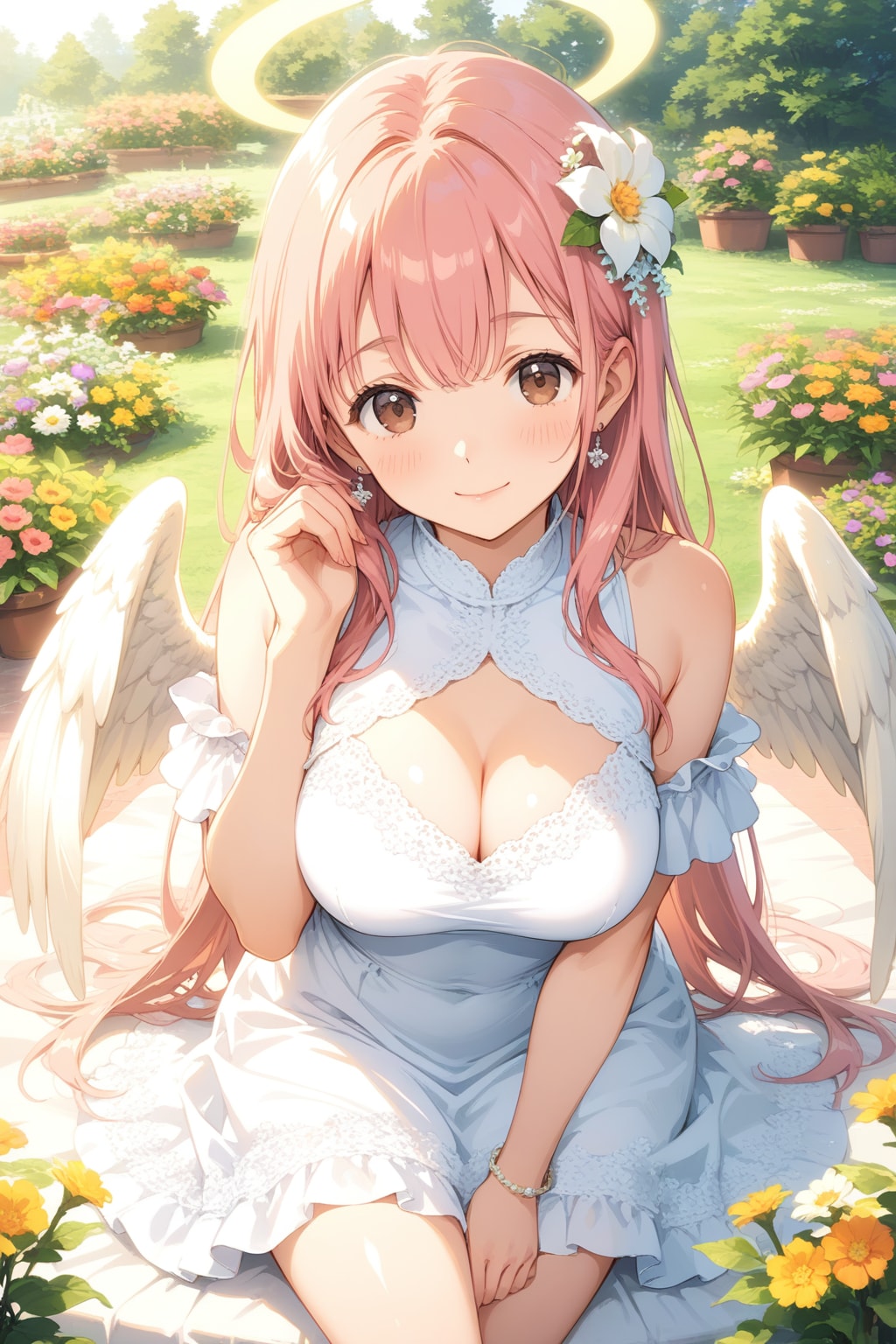 天使さん頑張ります＼(^o^)／ | の人気AIイラスト・グラビア