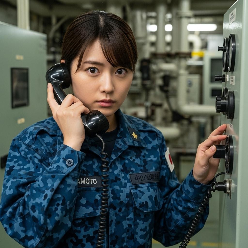 女性海上自衛官　艦船勤務