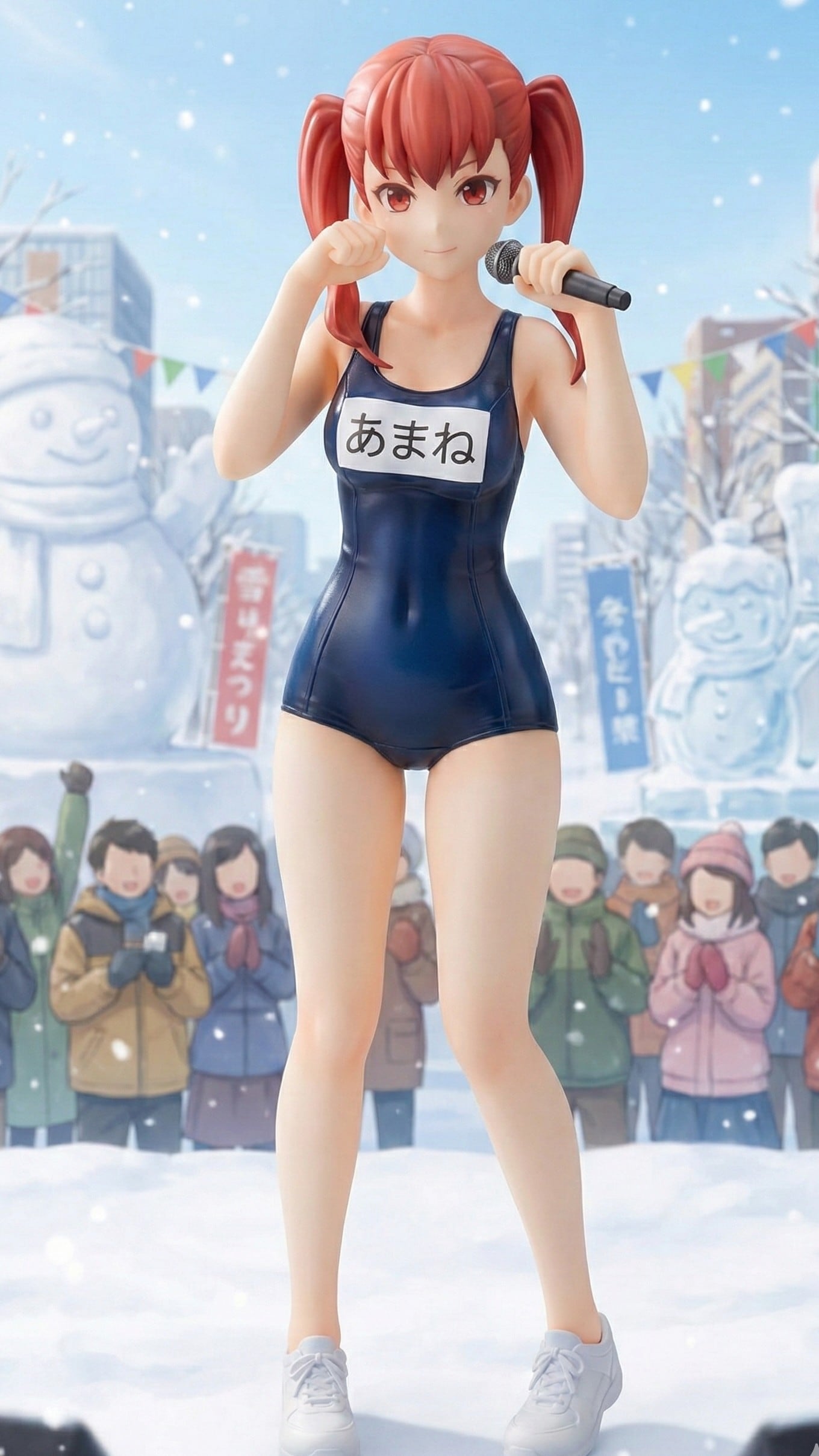 バズりたいアイドル 雪まつりでスク水ライブを敢行し炎上 運営が謝罪する事態に