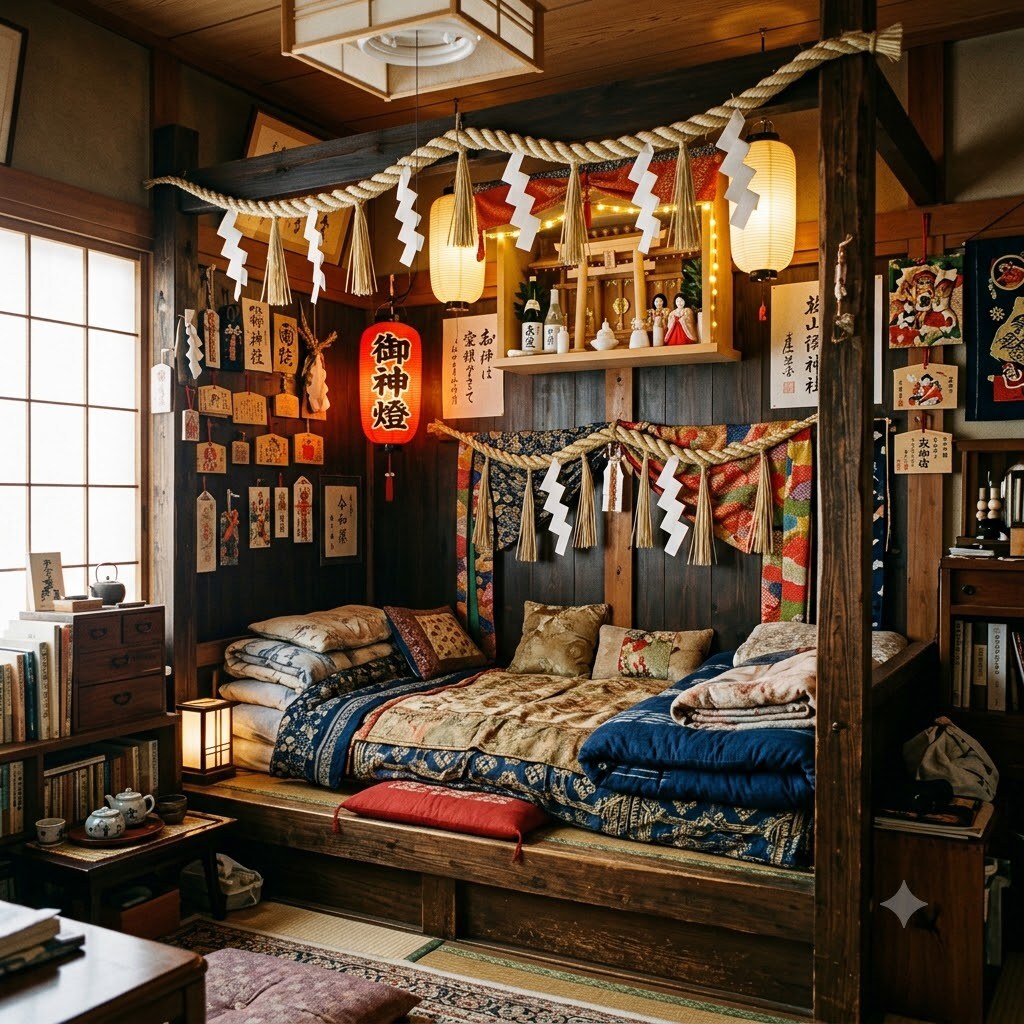 神社ベッド