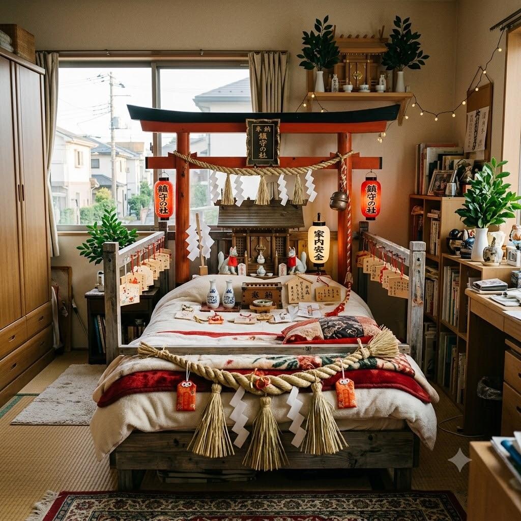 神社ベッド