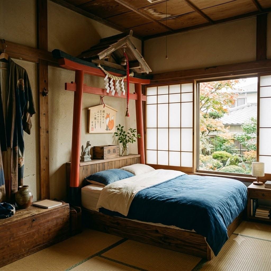 神社ベッド