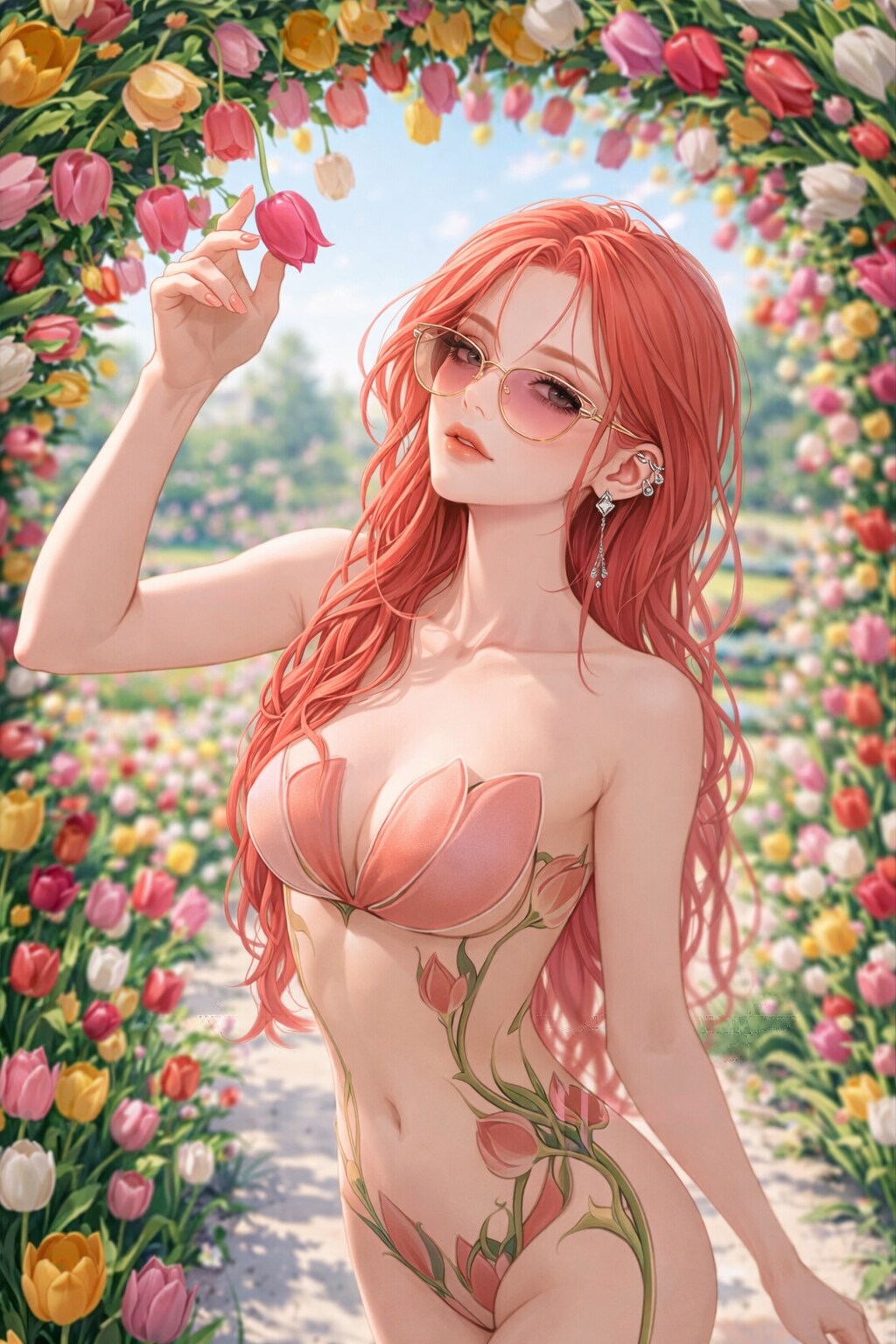 十朱リラ×春水着