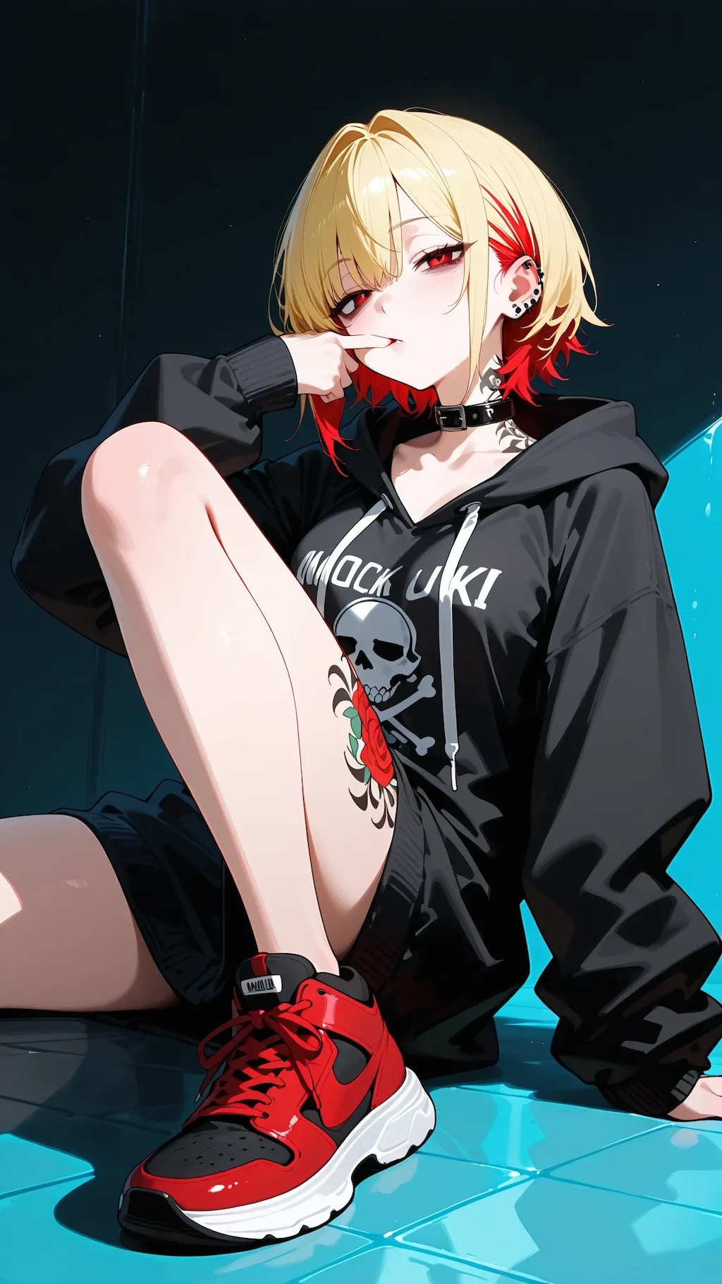 金髪パンクガール