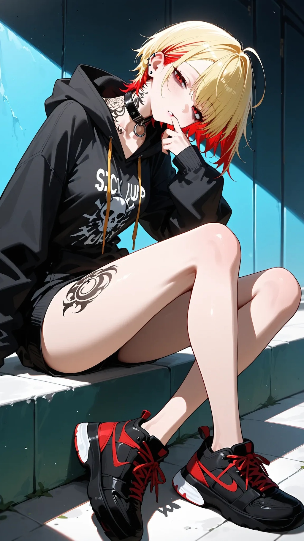 金髪パンクガール