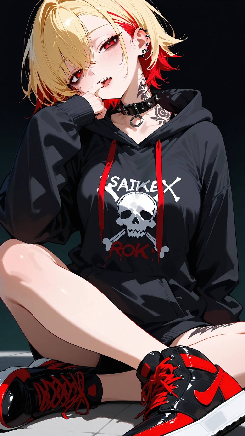 金髪パンクガール