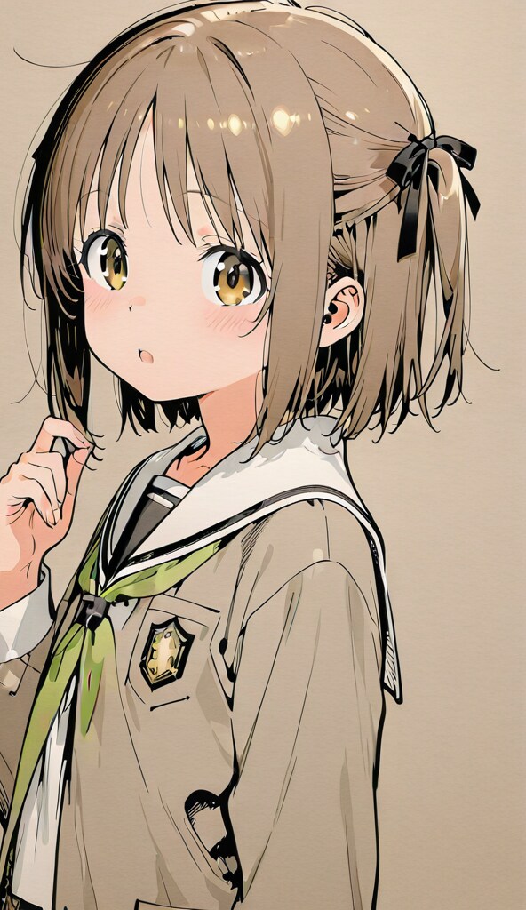 下書きの女の子 | の人気AIイラスト・グラビア