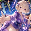 七夕の短冊に願うエルフの女の子 7枚目