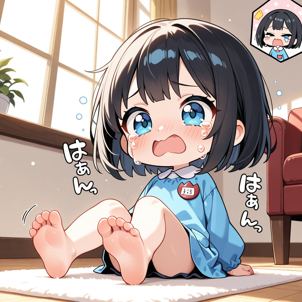 ちーちゃんのあしのうら