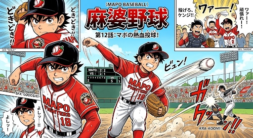 マーボーと少年野球の仲間たち | の人気AIイラスト・グラビア