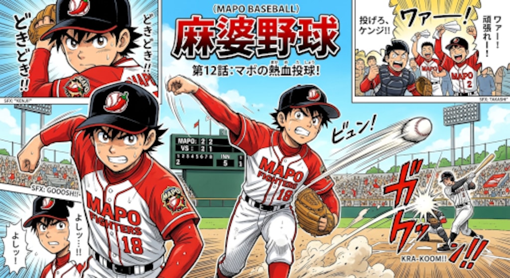 マーボーと少年野球の仲間たち