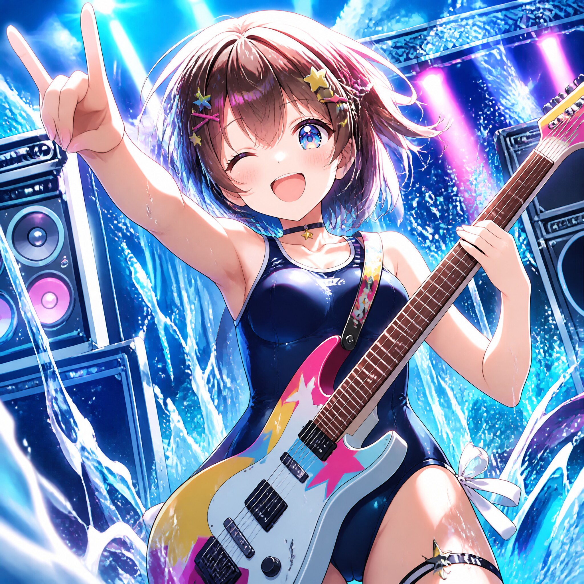 スク水ロックフェス（３）3時のアイドル　GPTimages2.0