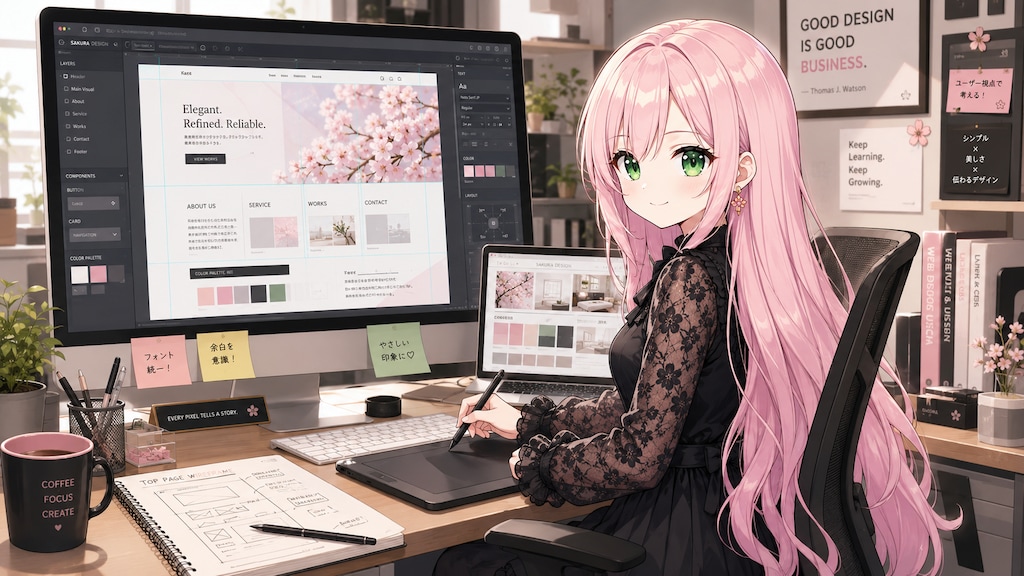今日もお仕事