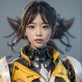 ロボットとオペレーター少女(バージョン1) 2枚目
