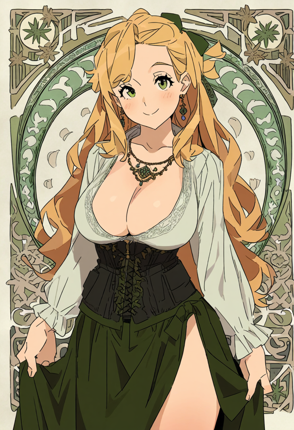 ミュシャ的作風