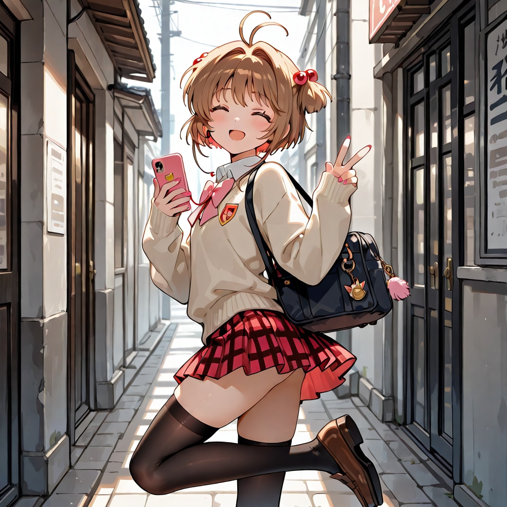 高校生の木之本桜ちゃん