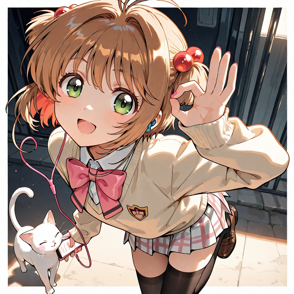 高校生の木之本桜ちゃん