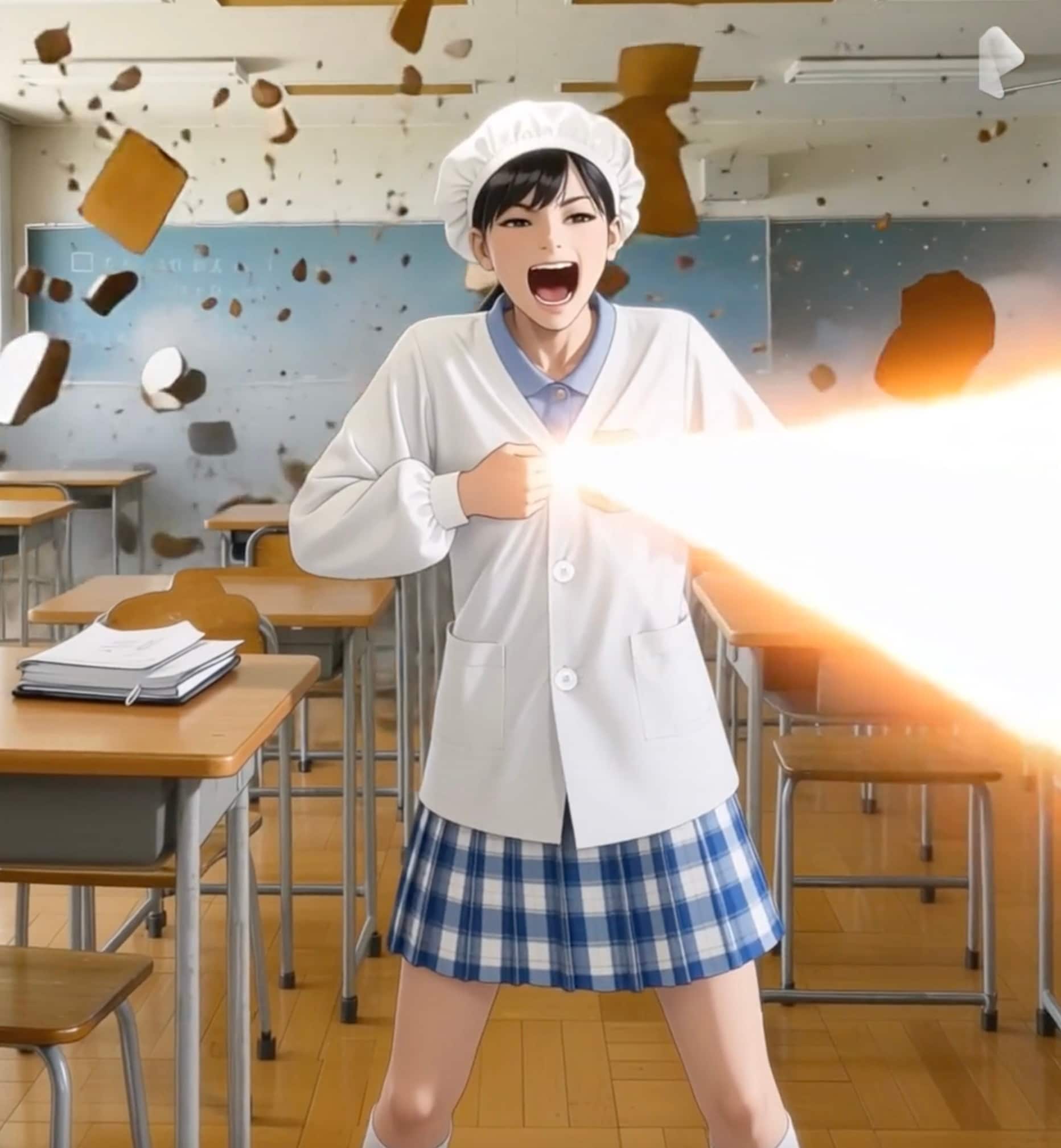 給食当番（激闘編2） | の人気AIイラスト・グラビア