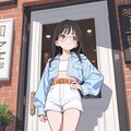街で私服の中学生ちゃん 3枚目