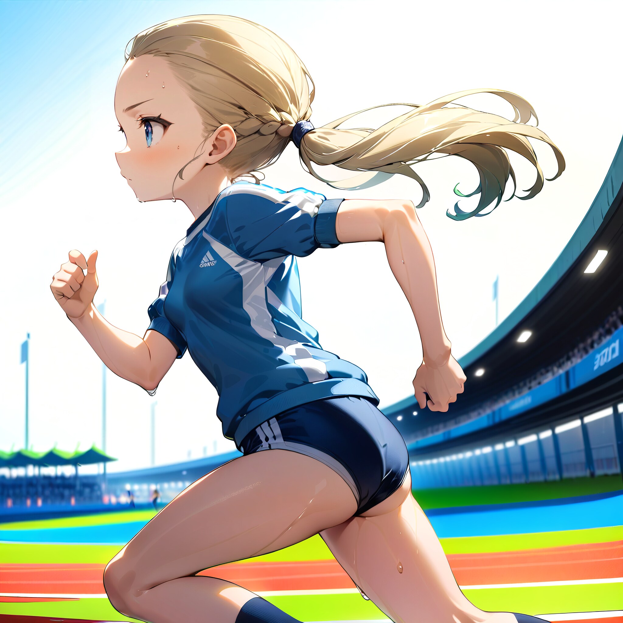春の町内スポーツ大会 100ｍ走