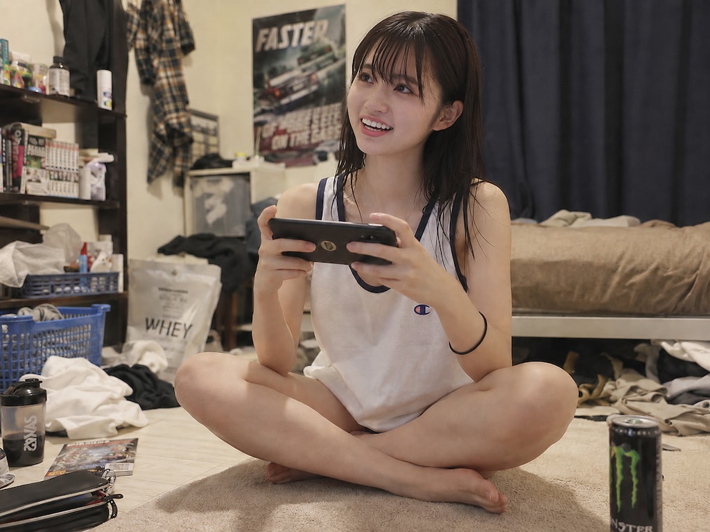 詩織　垂水大学文学部1年　彼の部屋で・・・