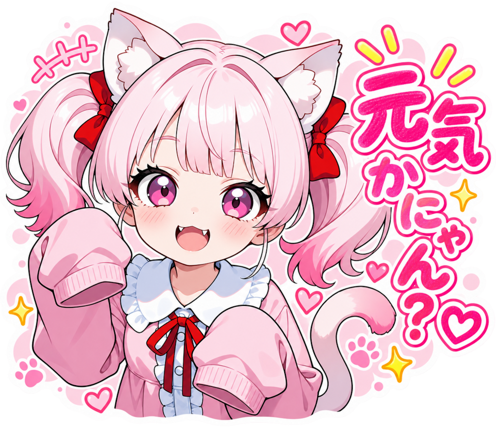 ねこちゃんスタンプ♡