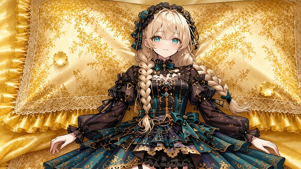 金髪少女とドレス　その4