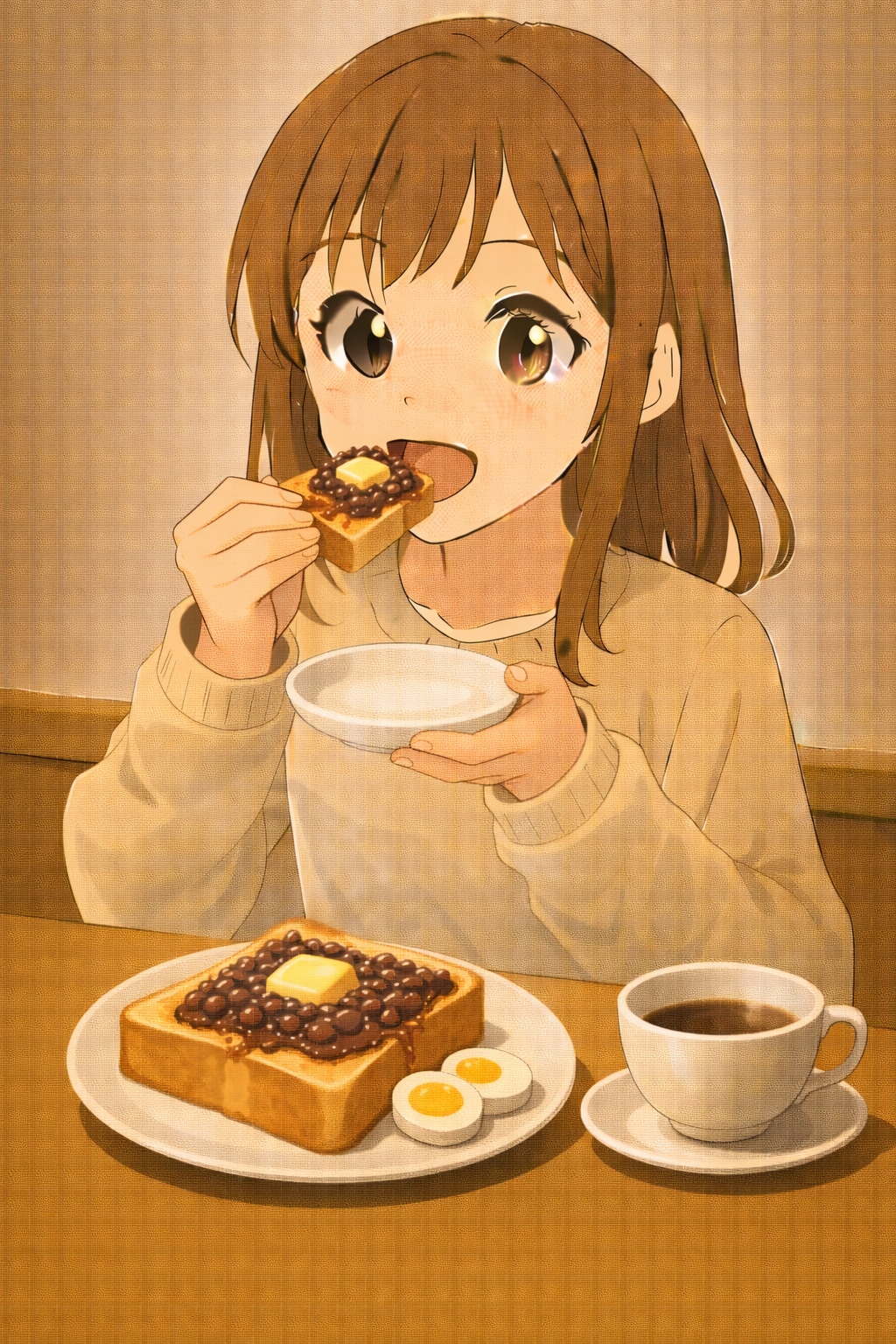 小倉トースト | の人気AIイラスト・グラビア