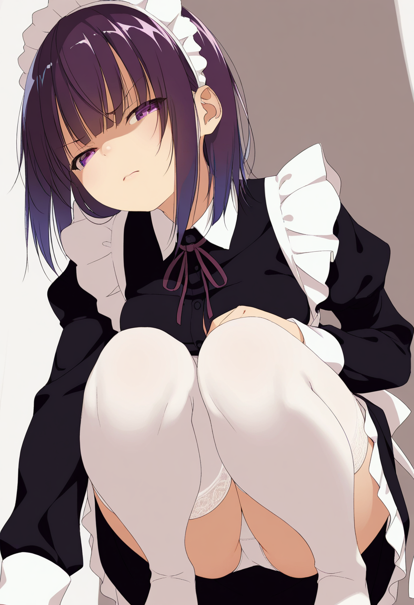 【嫌パン】紫メイドさん