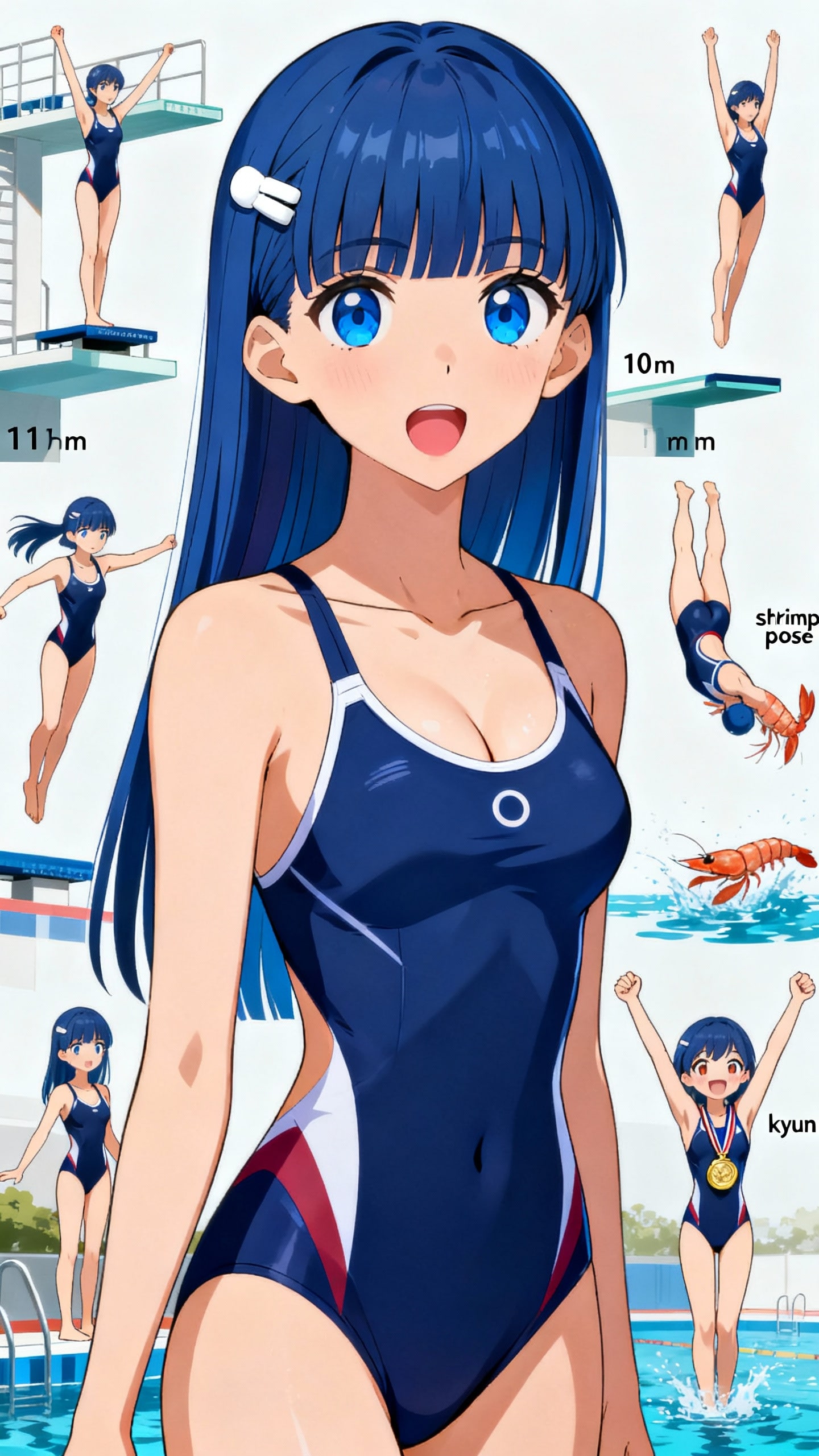 青海チサ、飛び込み競技に初チャレンジ！
