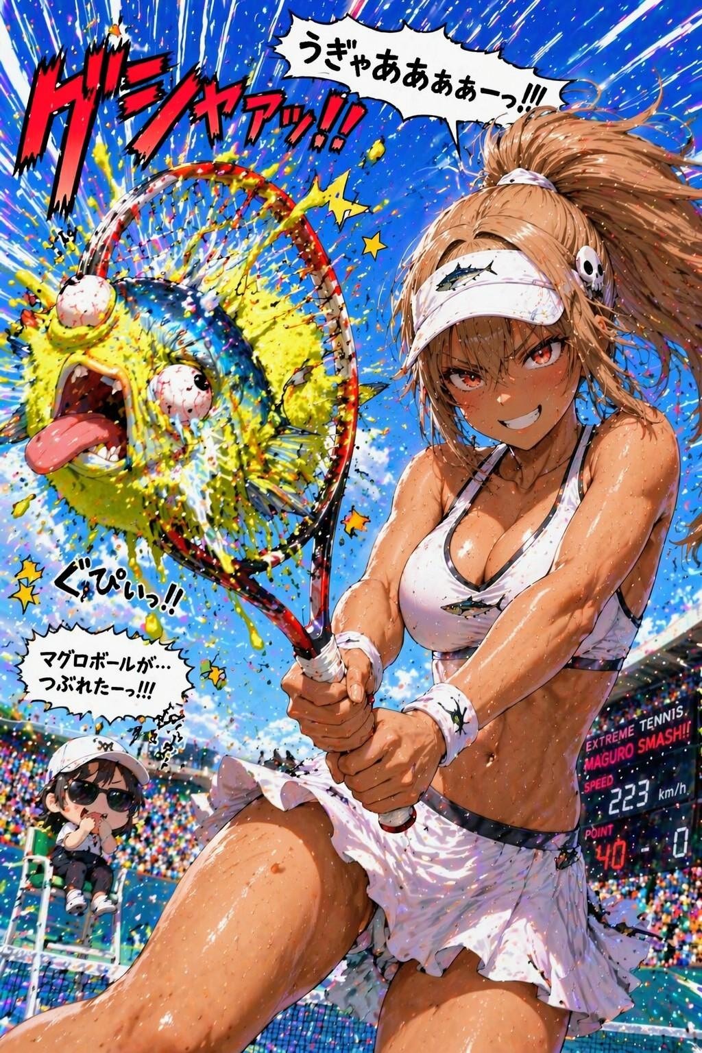 強烈おにくちゃん🍖スマッシュ❗