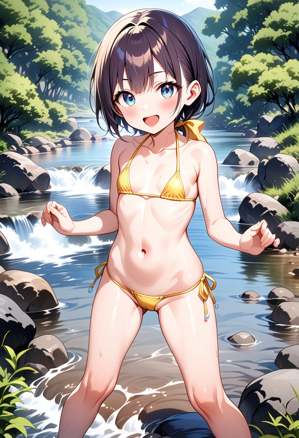 貧乳マイクロビキニ