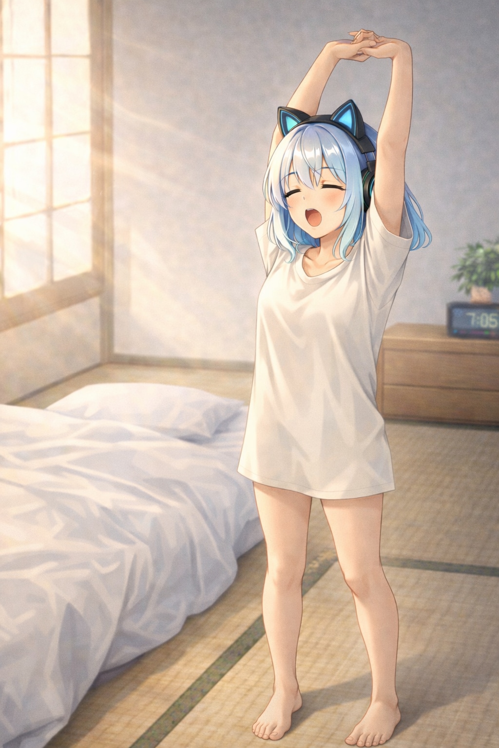 おはようの二人