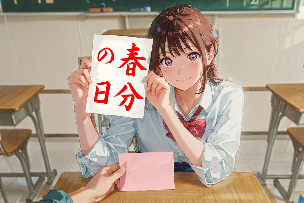 3月20日【金】美少女日めくりカレンダー