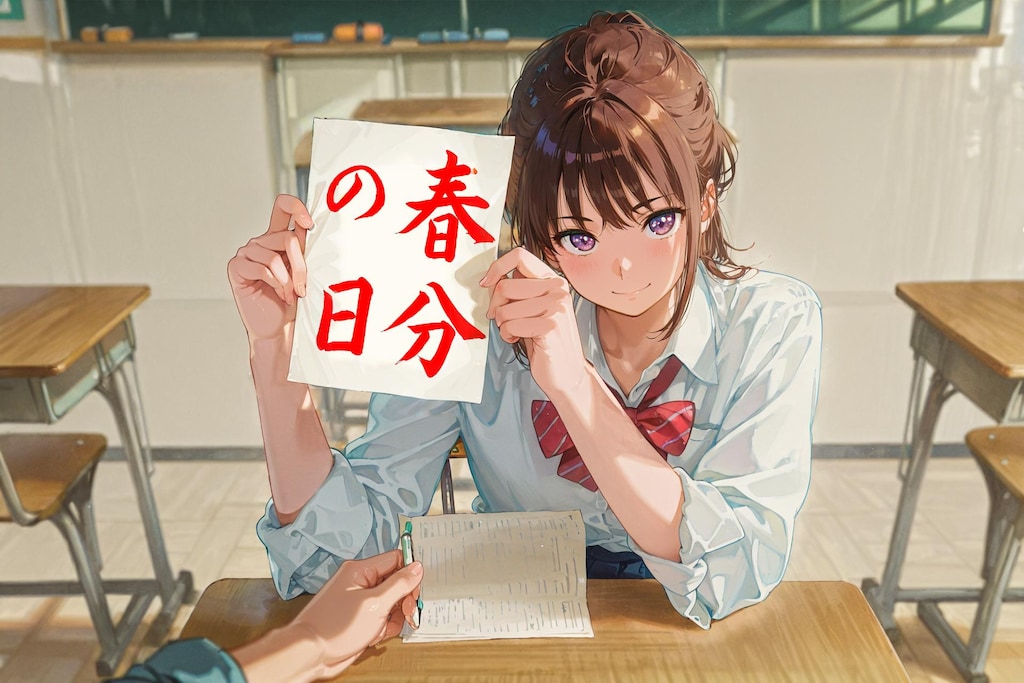 3月20日【金】美少女日めくりカレンダー