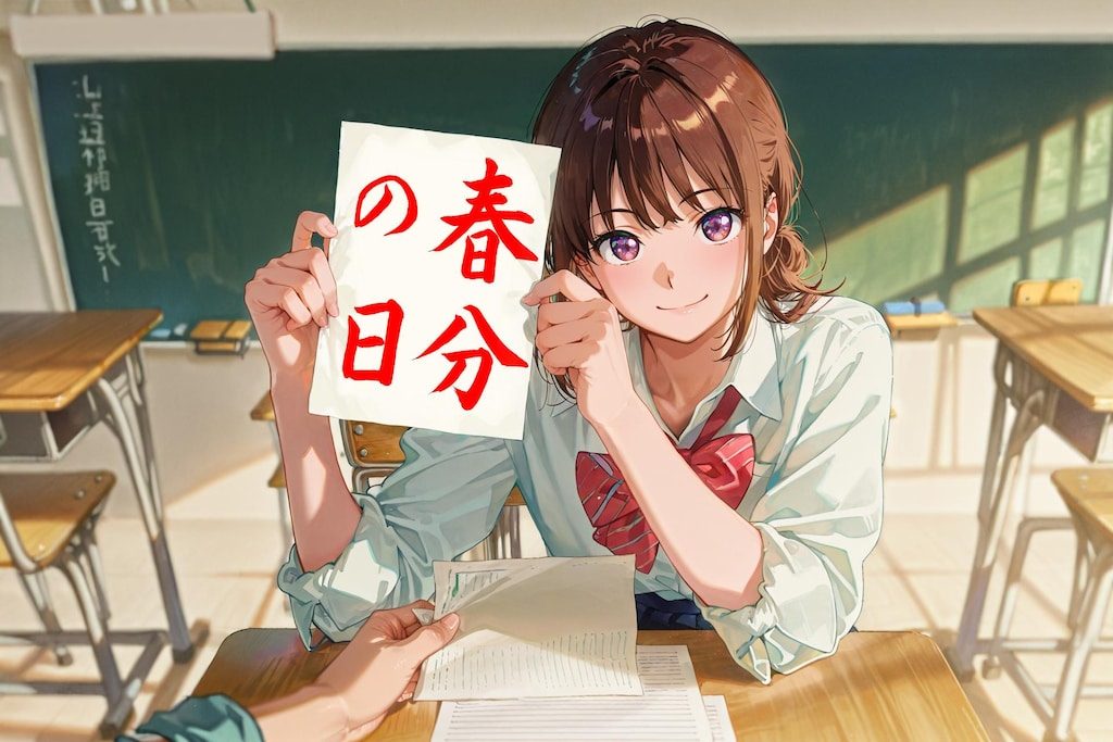 3月20日【金】美少女日めくりカレンダー