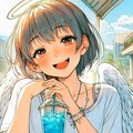 冷たい飲み物と天使 (エンジェル50) 2枚目