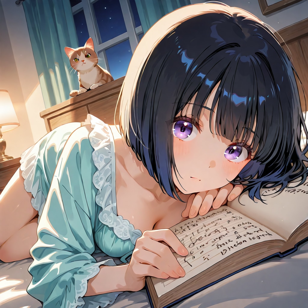 早く寝なさい。