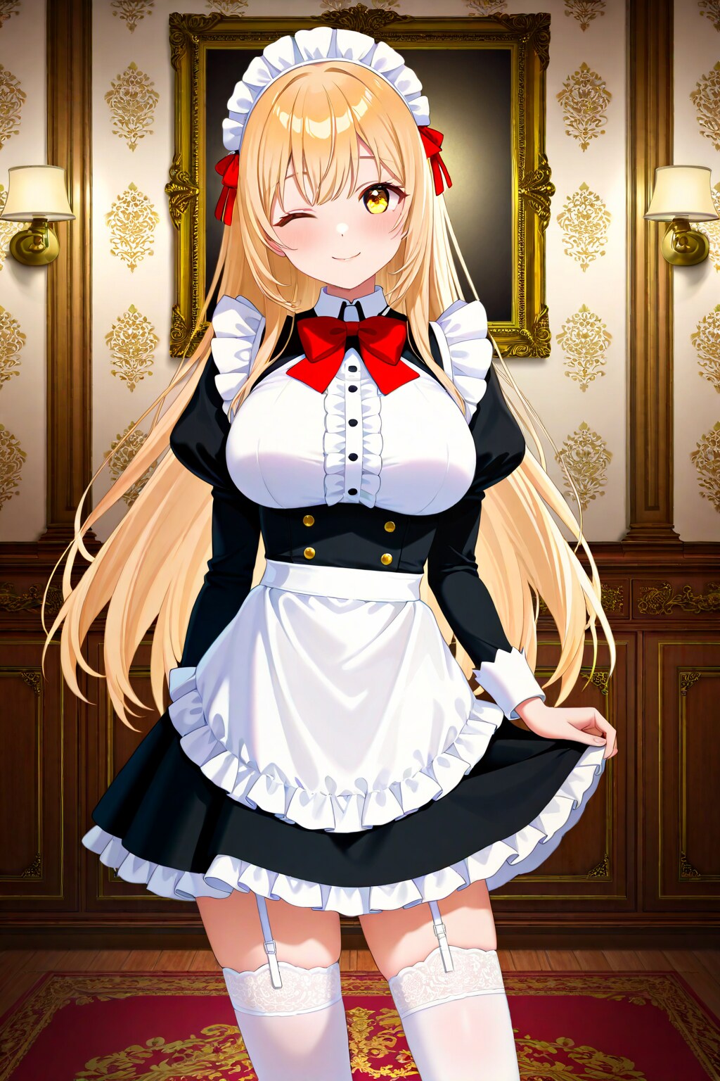 メイドの万里奈ちゃん