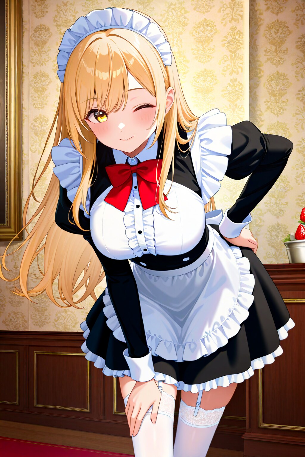 メイドの万里奈ちゃん
