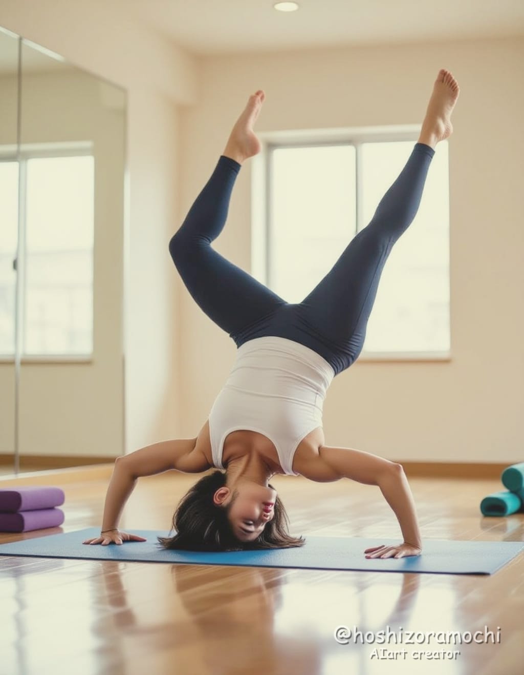 静寂の中の闘志 - ヨガスタジオでの挑戦 / Fighting Spirit in Silence - A Challenge in the Yoga Studio
