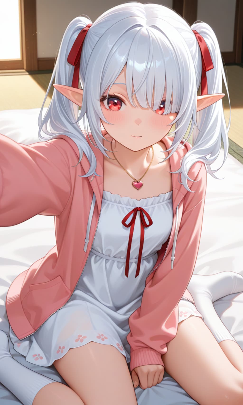 11、朝起こしに来たシロネさん