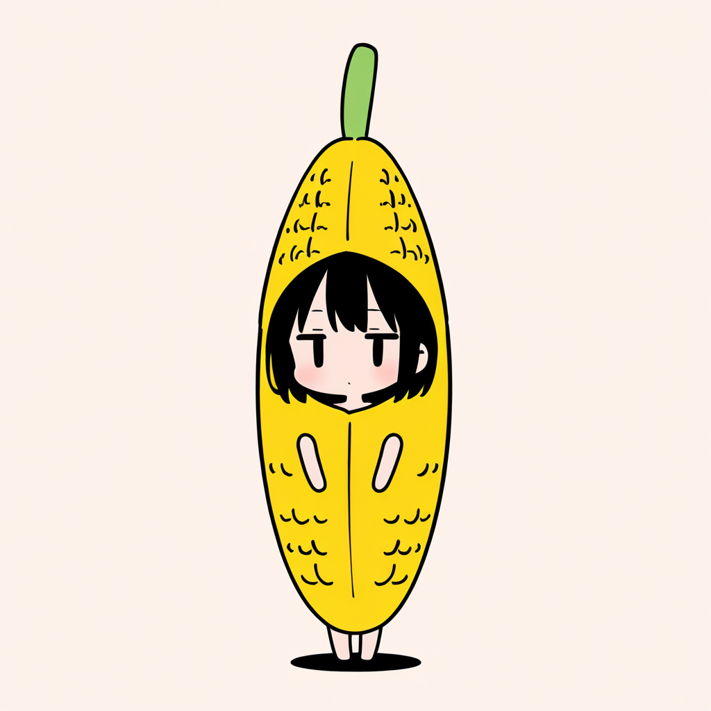 着ぐるみ着せ替え（トウモロコシ）