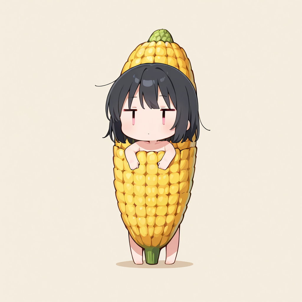 着ぐるみ着せ替え（トウモロコシ）