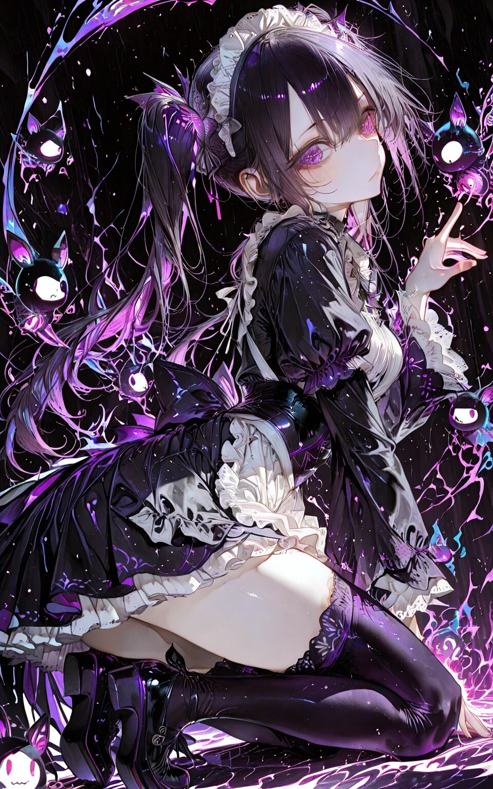 パープル・デイズな日 | の人気AIイラスト・グラビア