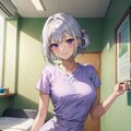 （５８）銀髪ちゃんナース 4枚目
