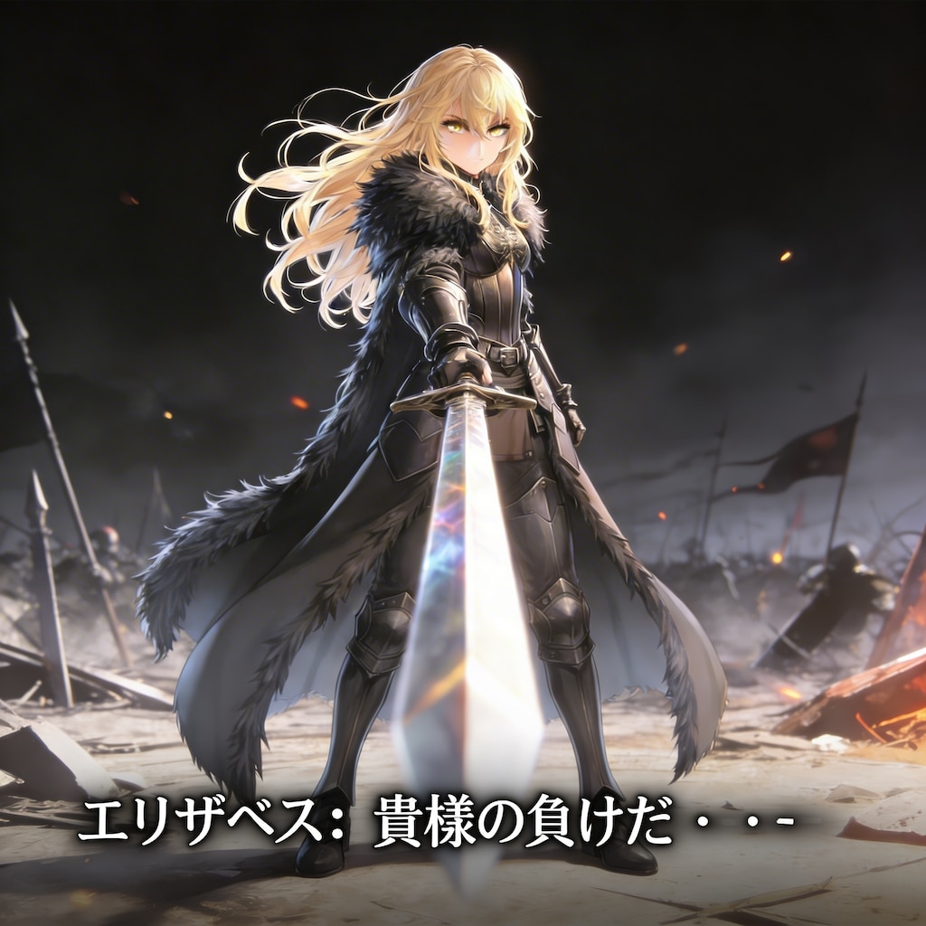 ブロンドの女騎士さん957