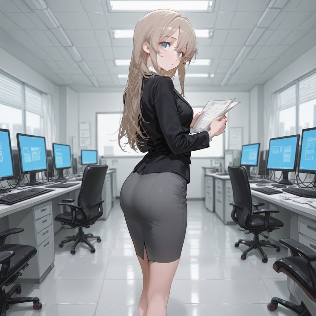 視線を感じて……