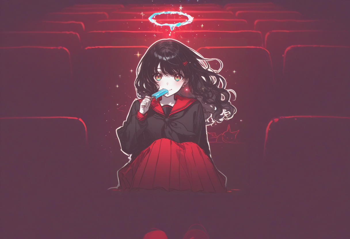 ただ今より上映いたします。最後までごゆっくりとご鑑賞ください。 | の人気AIイラスト・グラビア